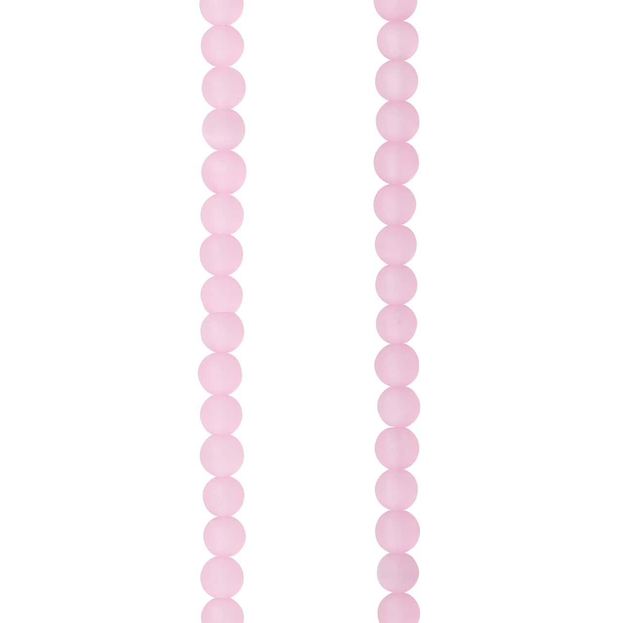 Pink Cat's Eye Round Glass Beads, 4mm by Bead Landing™